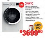 Defy 6kg Front Loading Washing Machine WCY61032W