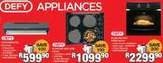 Defy Cookerhood DCH271/290 + Defy Slimline 600 Hob DHD330 + Defy Slimline 600 Oven DBO331