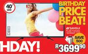 Sansui 40" LED TV SLED-40FHD