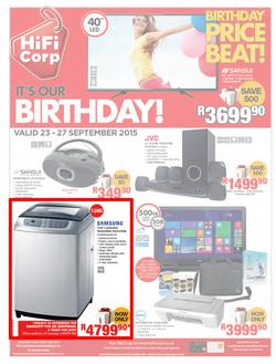 HiFi Corp : It's Our Birthday (23 Sep - 27 Sep 2015), page 20