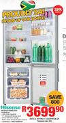 Hisense 359Ltr Fridge/Freezer H359BME-WD