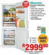 Hisense 238L Fridge/Freezer H299BME