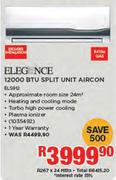 Elegance 12000 BTU Split Unit Aircon ELS912