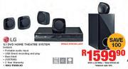 LG 5.1 DVD Home Theatre System DH3120S