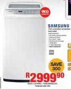 Samsung 9Kg White Top Loading Washing Machine WA90H4200Sw