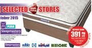 Sleepmasters 152cm(Queen) Seattle Euro Top Base Set