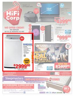 HiFi Corp : Unbeatable Deals (1 Oct - 4 Oct 2015), page 8