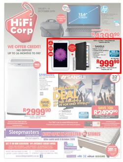 HiFi Corp : Unbeatable Deals (1 Oct - 4 Oct 2015), page 8