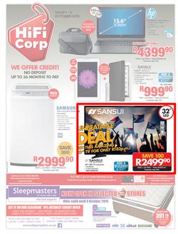 HiFi Corp : Unbeatable Deals (1 Oct - 4 Oct 2015), page 8