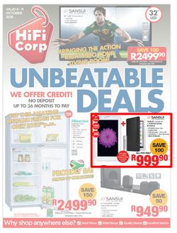 HiFi Corp : Unbeatable Deals (8 Oct - 11 Oct 2015), page 1