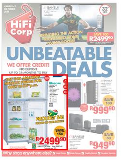 HiFi Corp : Unbeatable Deals (8 Oct - 11 Oct 2015), page 1