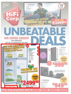 HiFi Corp : Unbeatable Deals (8 Oct - 11 Oct 2015), page 1