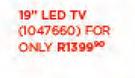 Sinotec 19" LED TV