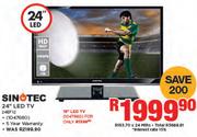 Sinotec 24" LED TV 24EF12