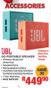 JBL Go Portable Speaker