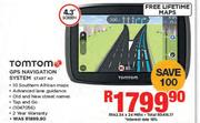 Tomtom 4.3" Screen GPS Navigation System Start 40