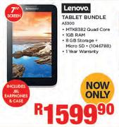 Lenovo Tablet Bundle A3300