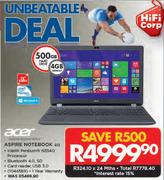 Acer Aspire Notebook ES1