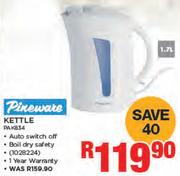 Pineware 1.7L Kettle PAK834