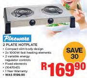 Pineware 2 Plate Hotplate