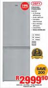 Defy 199ltr Metallic Finish Fridge/Freezer DAC519