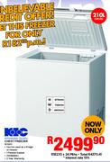 KIC 210Ltr Chest Freezer KCG210