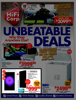 HiFi Corp : Unbeatable Deals (15 Oct - 18 Oct 2015), page 1