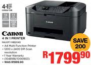 Canon 4-In-1 Printer MAXIFY MB2040