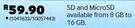 Samsung Standard 8GB SD And Micro SD