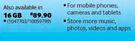 Samsung Standard 16GB SD And Micro SD