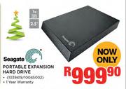 Seagate 1TB 2.5" Portable Expansion Hard Drive