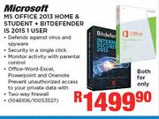 Microsoft MS Office 2013 Home & Student + Bitdefender IS 2015 1 User