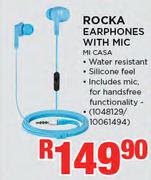 Rocka Earphones With Mic MI CASA
