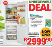 Hisense Fridge/Freezer H299BME