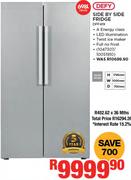 Defy 698L Side By Side Fridge DFF419