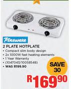 Pineware 2 Plate Hotplate