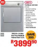 Defy 8Kg Tumble Dryer DTD294