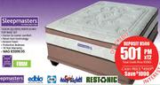 Sleepmasters 152Cm Queen Perth Euro Top Base Set