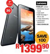 Lenovo 7" Tablet A3300-Each