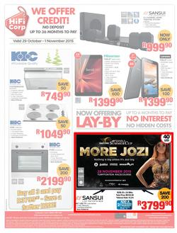 HiFi Corp : Sale (29 Oct - 1 Nov 2015), page 16