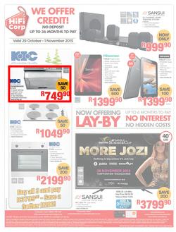 HiFi Corp : Sale (29 Oct - 1 Nov 2015), page 16