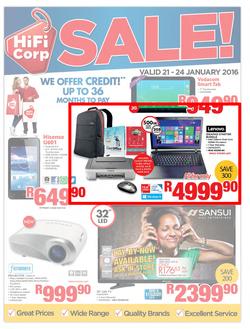 HiFi Corp : Sale (21 Jan - 24 Jan 2016), page 1