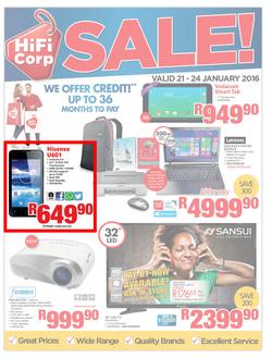 HiFi Corp : Sale (21 Jan - 24 Jan 2016), page 1
