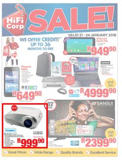HiFi Corp : Sale (21 Jan - 24 Jan 2016), page 1