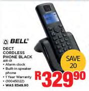 Bell Dect Cordless Phone Black AIR-01