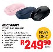 Microsoft Wireless Mouse 1850