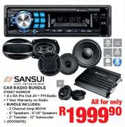 Sansui Car Radio Bundle STREET WARRIOR