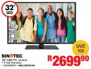 Sinotec 32" HD Ready LED TV 32VN67D