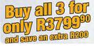 Defy Cookerhood DCH271/290 + Defy Slimline 600 Hob DHD330 + Defy 70Ltr Slimline 600 Oven DBO331