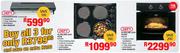 Defy Cookerhood DCH271/290 + Defy Slimline 600 Hob DHD330 + Defy 70Ltr Slimline 600 Oven DBO331